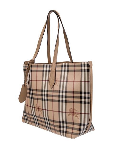 burberry horseferry check tote bag